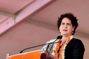 Priyanka Gandhi Slams BJP’s ‘Ravan’ Poster Attack on Rahul Gandhi