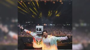 Marshmello in India : Sunny Leone, Badshah, and Armaan Malik Light Up the Stage along at the MMRDA stadium