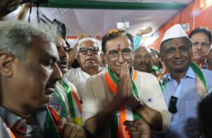 Deepak Babariya, Congress in-charge for Delhi and Haryana, inaugurates Central Election Office of Dr. Udit Raj, INDIA alliance Lok Sabha candidate of North West Delhi
