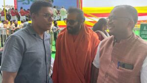 Navneet Chaturvedi, President of Janata Party, Attends Chandrababu Naidu’s Swearing-In Ceremony, Given a Place in the Very Special Category