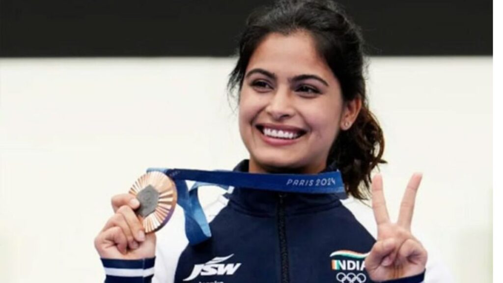Manu Bhaker, Sarabjot Singh Bag Bronze in 10m Mixed Team Air Pistol at Tokyo Olympic