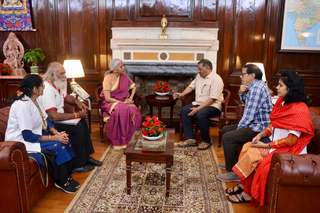 Finance Minister Nirmala Sitharaman Engages in Key Talks with EPS-95 Pensioners on Urgent Pension Reforms