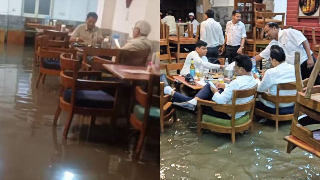Journalists Turn Press Club Flood into a Social Affair