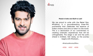Prabhas Teams Up with Hombale Films for a Blockbuster Three-Film Deal Starting with Salaar 2 in 2026