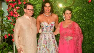 Priyanka Chopra’s father-in-law distributes sweets to paparazzi at brother Siddharth’s mehendi ceremony