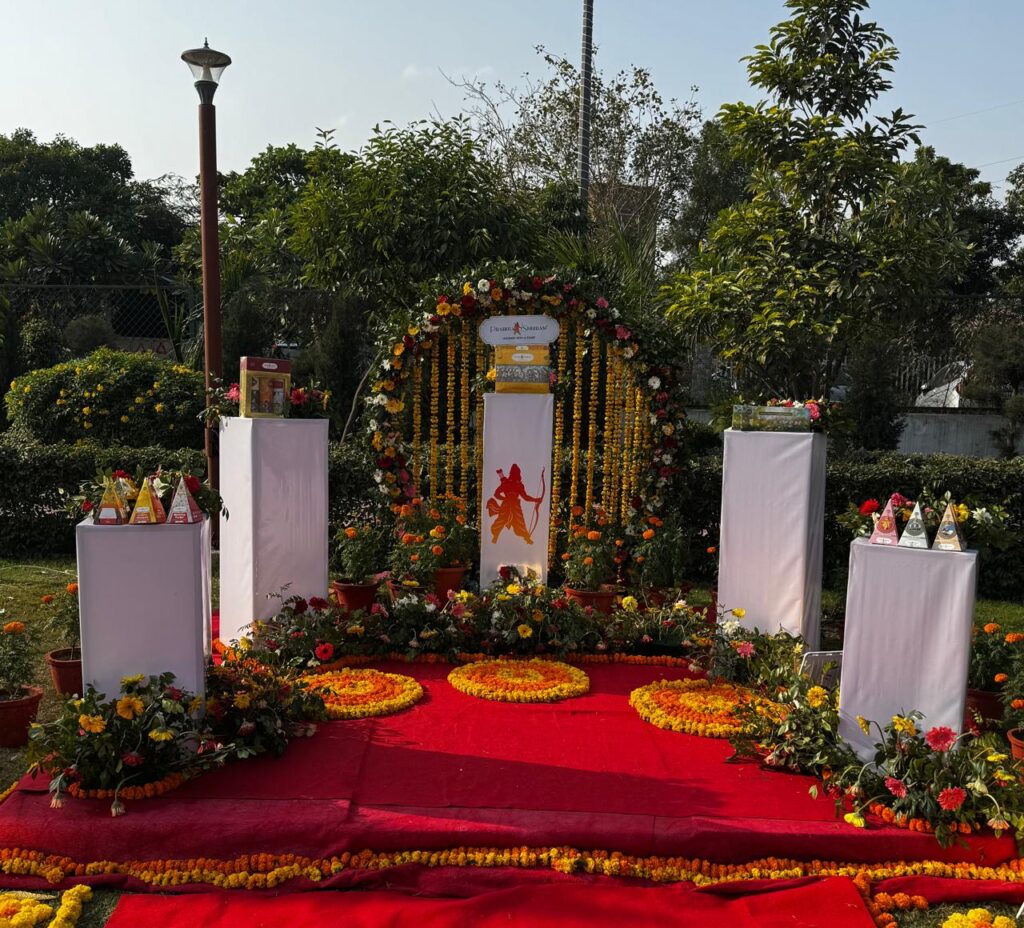 Prabhu Shriram Cultural Valley Steals the Spotlight at Noida Flower Show 2025
