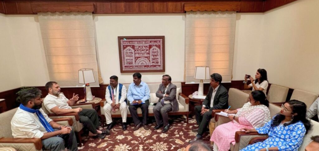 AIOBCSA delegation meets Rahul Gandhi, raises key demands on OBC reservation