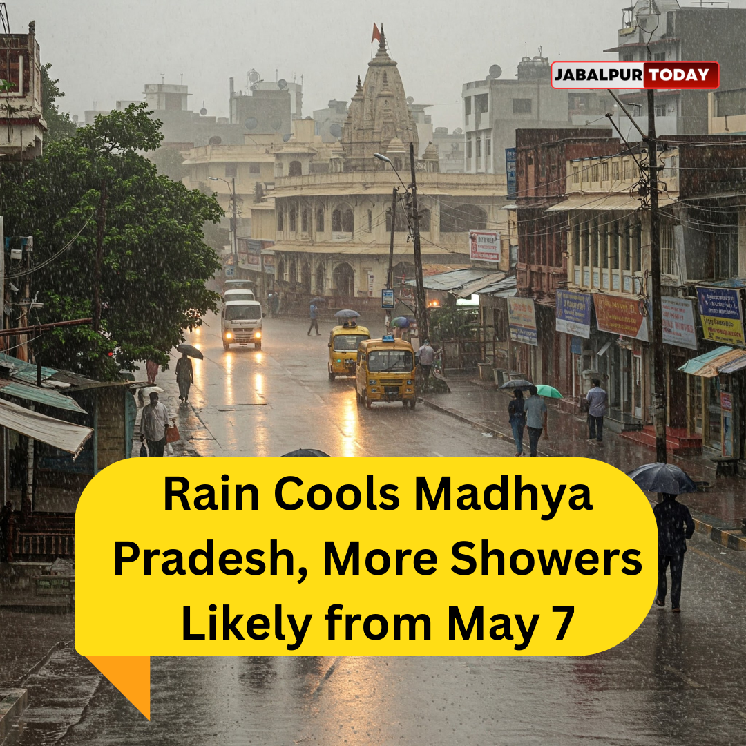 Rain Cools Madhya Pradesh, More Showers Likely from May 7