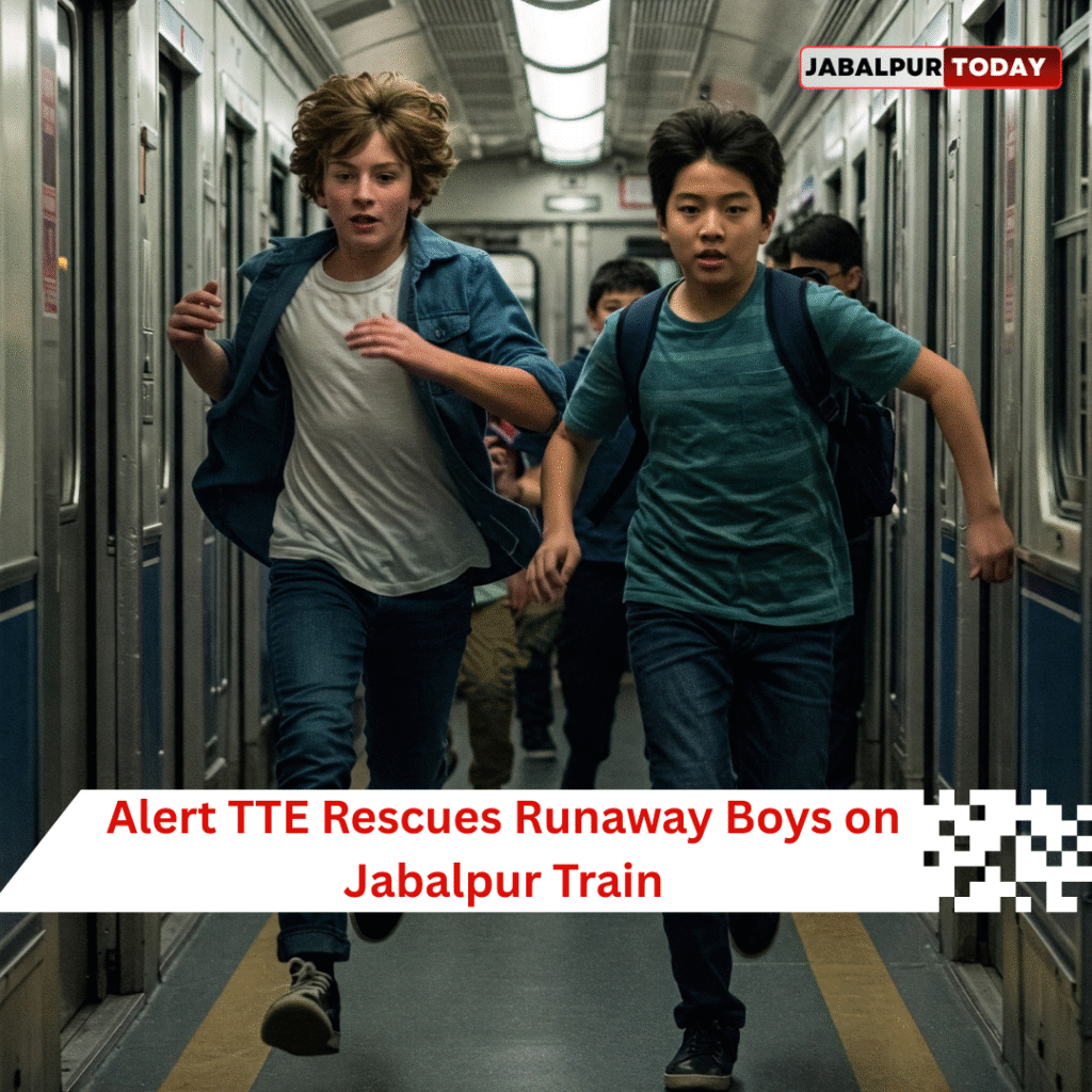 Alert TTE Rescues Two Runaway Minors on Train in Jabalpur, Reunites Them with Family