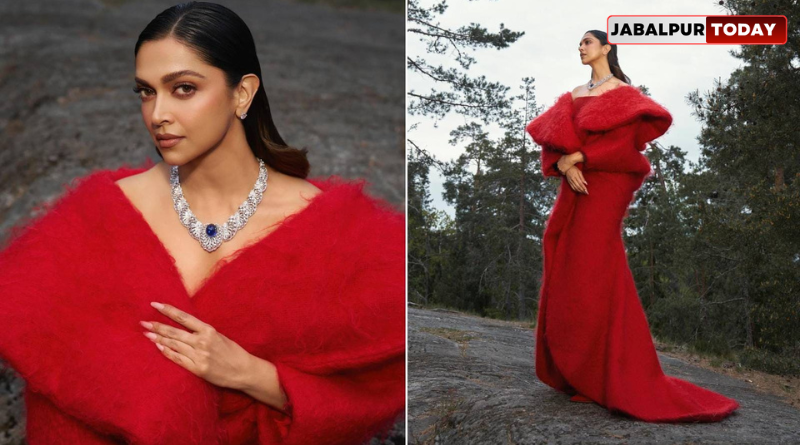 Deepika Padukone Dazzles in Red at Cartier Event