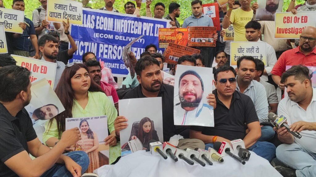 Victims of ₹3,000 Crore Logistics Franchise Scam submit memorandum to PM, President & Home Minister