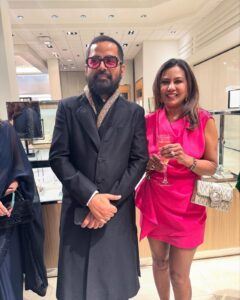 Indian-American Leader Rita Singh Meets Iconic Designer Sabyasachi Mukherjee in Chicago