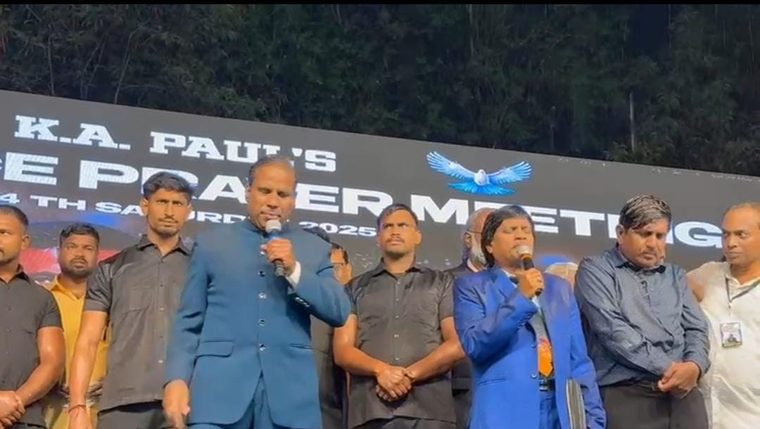 Silence Speaks for Peace: Dr. K. A. Paul Leads Global Prayer Wave from Secunderabad