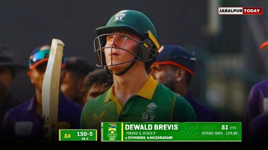 Dewald Brevis Shines on Test Debut with Blazing 38-Ball Fifty Against Zimbabwe