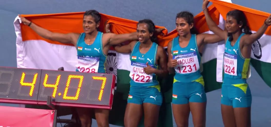 HRDS INDIA Athlete Leads India to Gold in Taiwan Women’s Relay