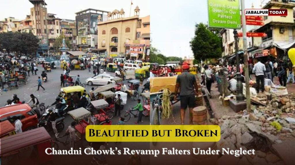 ₹99 Crore Chandni Chowk Makeover Fails to Curb Sanitation, Encroachments, and Traffic Woes