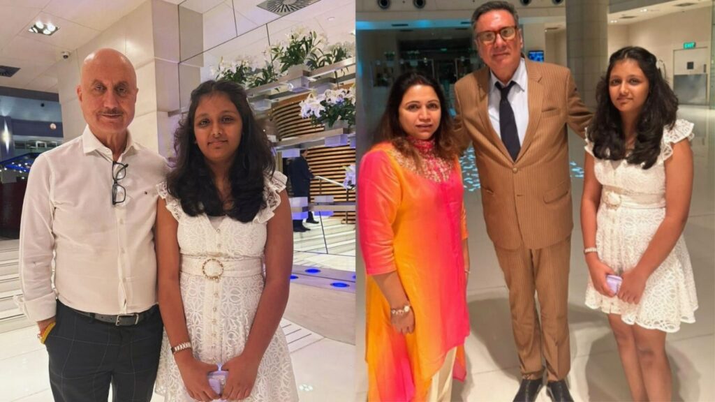 Anupam Kher, Boman Irani Attend 13th Birthday Celebration of Kashvi Singh in New Delhi