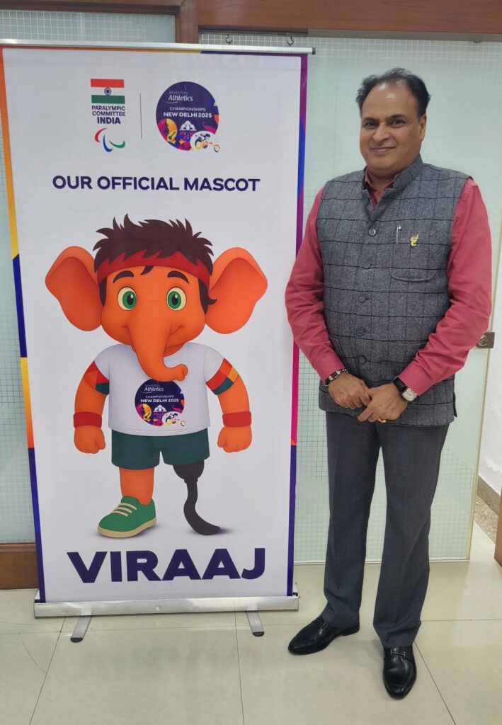 India Showcases Culture and Courage Through Logo and Mascot ‘Viraaj’ for New Delhi 2025 World Para Athletics Championships