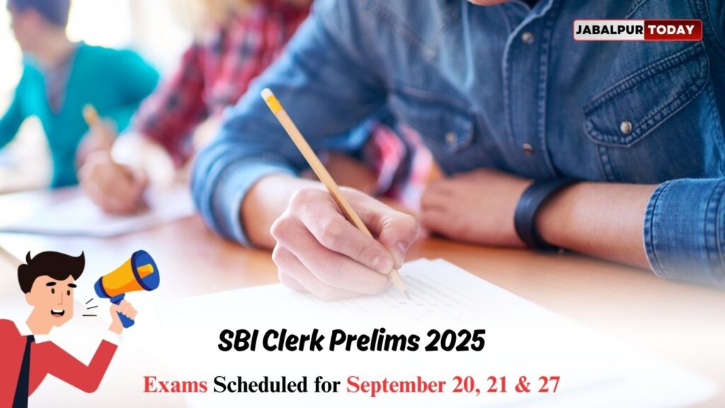 SBI Clerk Prelims 2025: Admit Card Expected Soon, Exams Scheduled for September 20, 21 & 27