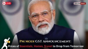 PM Modi Speech at 5 PM: GST Cuts Announced, Essentials, Homes and ...