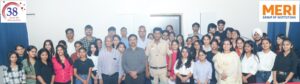 Delhi Police Organizes Debate Competition at MERI College