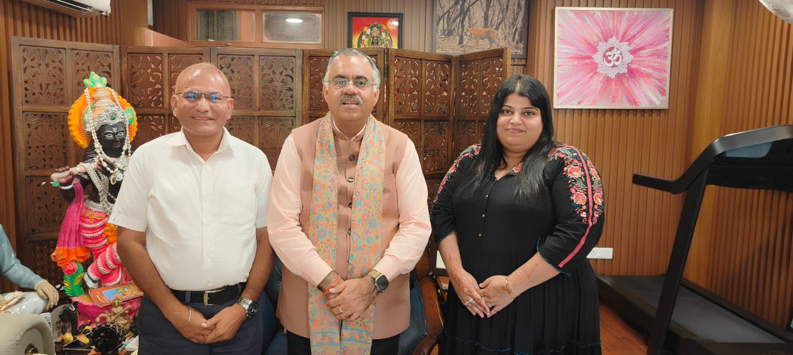 Dr. Rajkumar Sharma and Dr. Shruti Meet BJP National Secretary Tarun Chugh to Boost India’s Research and Innovation Ecosystem