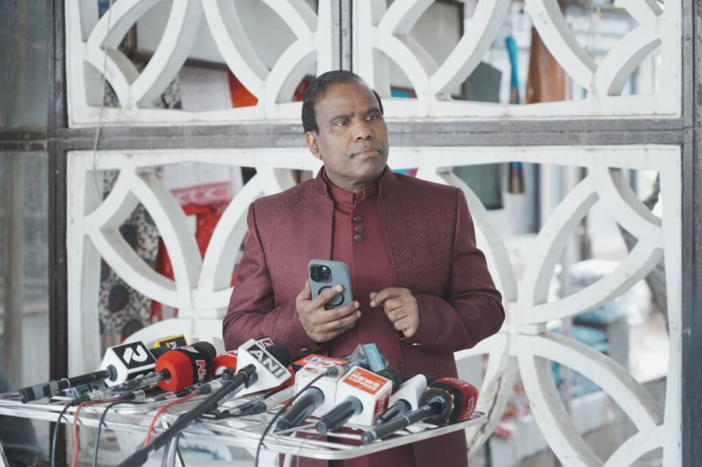 Dr. K.A. Paul Alleges Sonia Gandhi Sold Gandhi’s Land in 2005; Warns Telangana CM Over Public Land Sales