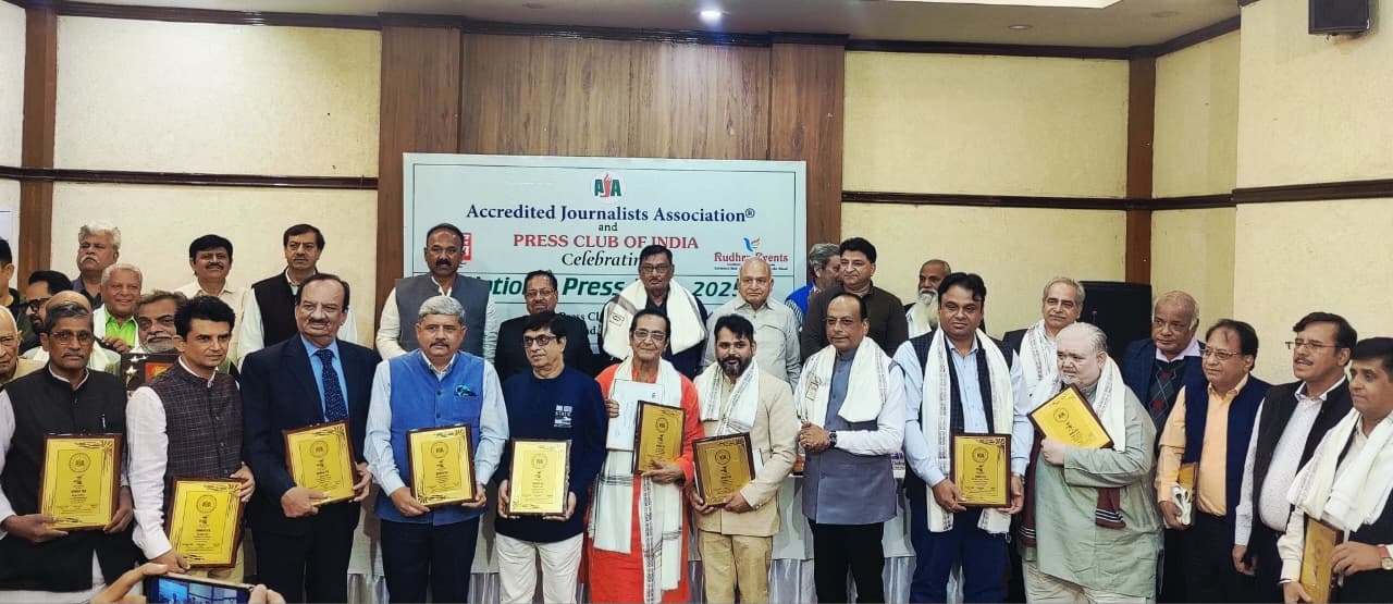 National Press Day 2025: Press Club of India & AJA Honour Veteran Journalists at Grand Celebration
