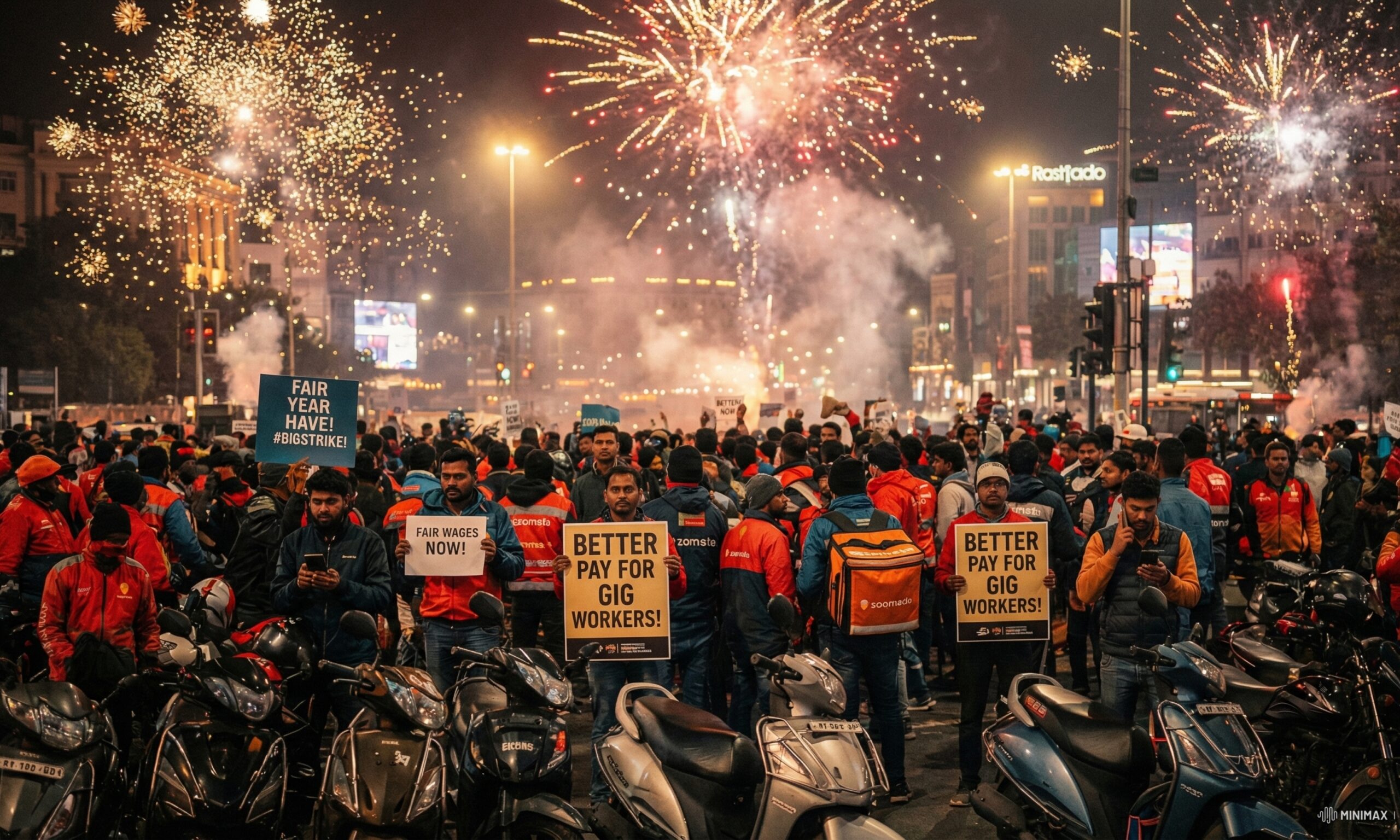 Why Are Swiggy, Zomato and Blinkit Delivery Workers Striking on New Year’s Eve 2025?