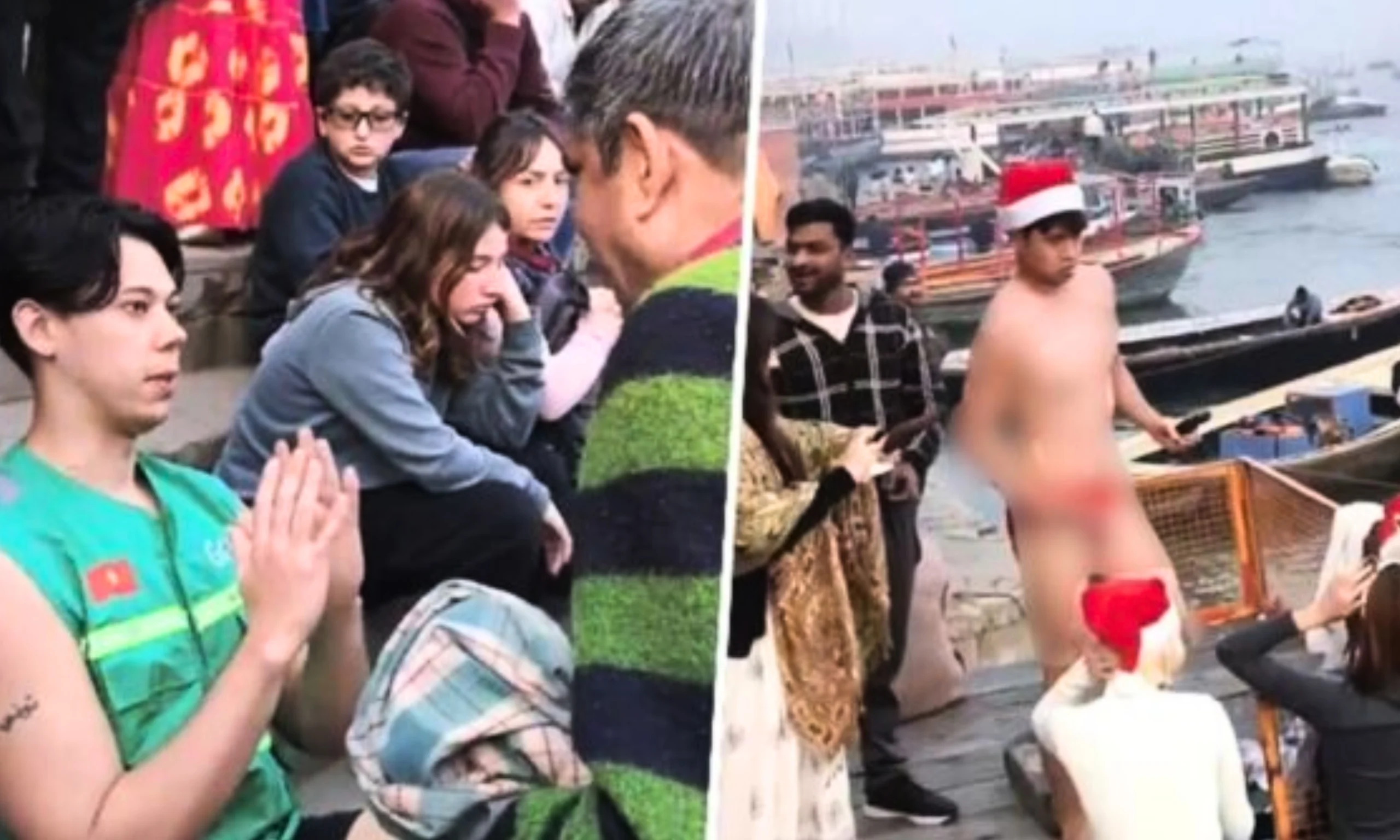 Japanese Tourists Harassed at Varanasi’s Dashashwamedh Ghat; Viral Video Triggers Debate on Hospitality and Cultural Respect