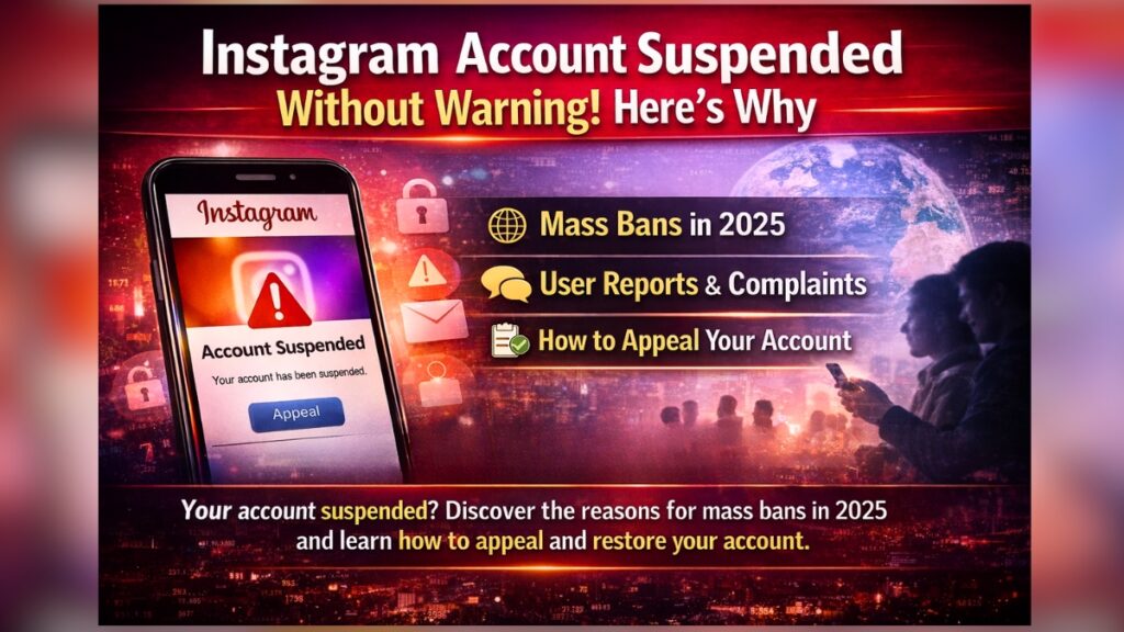 Instagram Account Suspended Without Warning! Here’s Why