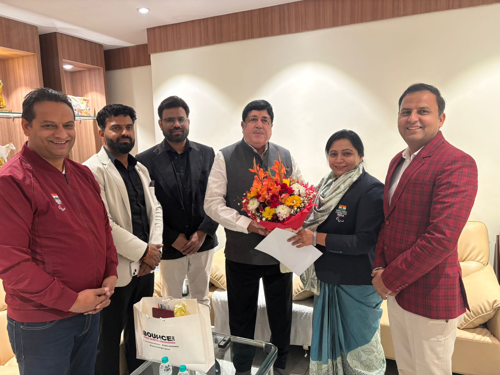 Delhi Paralympic Committee Names Dilipbhai Sanghani as Chief Patron