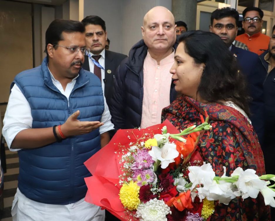 Parul Singh Congratulates BJP National Working President Nitin Nabin on New Role