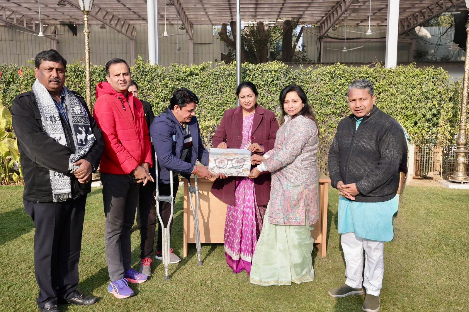 Delhi Divyang Para Sports Association President Parul Singh Meets Delhi CM Rekha Gupta