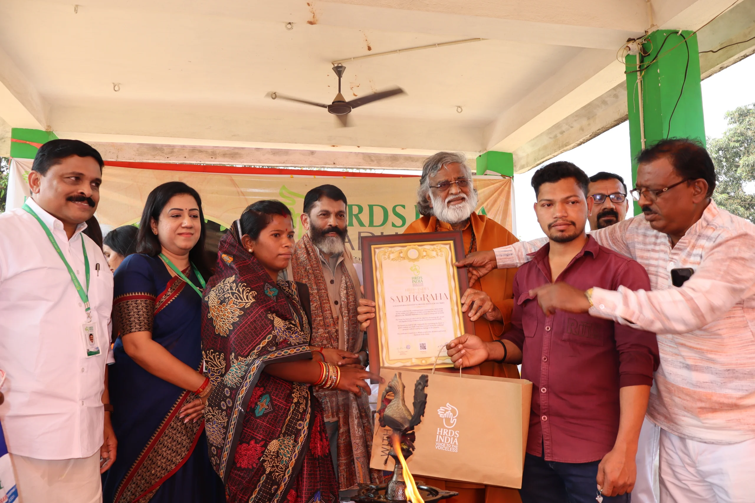 HRDS INDIA Sadhgraha Project: 100 Tribal Families Get Permanent Homes in Dhenkanal