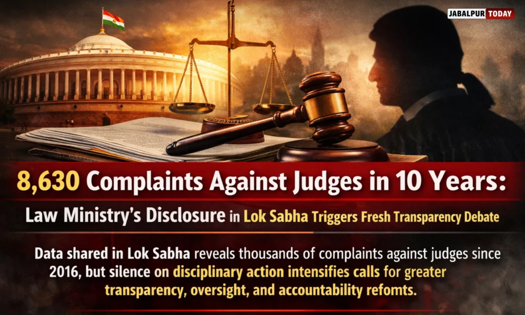 8,630 Complaints Against Judges in 10 Years: Law Ministry’s Disclosure in Lok Sabha Triggers Fresh Transparency Debate