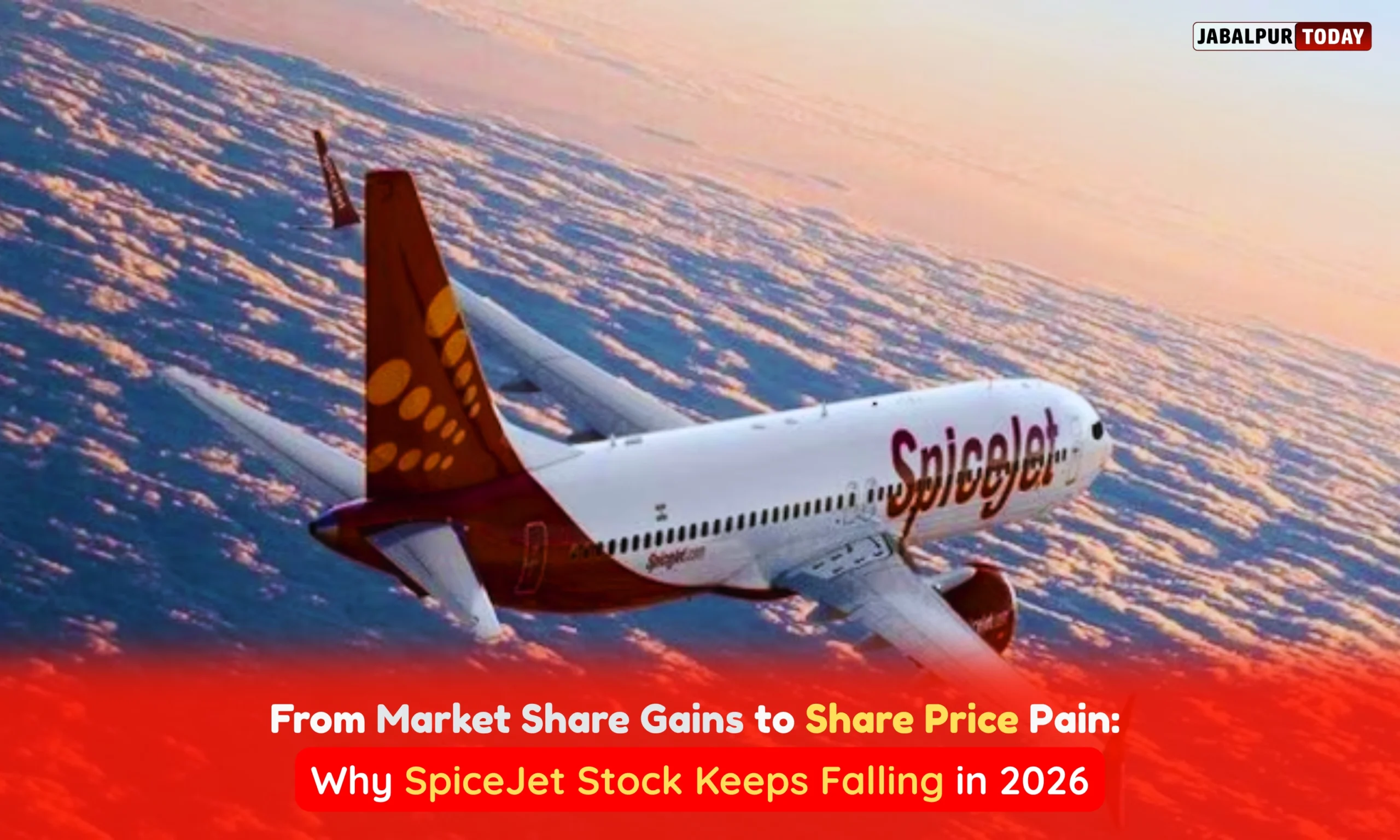 SpiceJet Share Price Falls to ₹12.88 in 2026 Even After Market Share Doubles: Big Block Deal Exit or Another Test of Its Comeback?