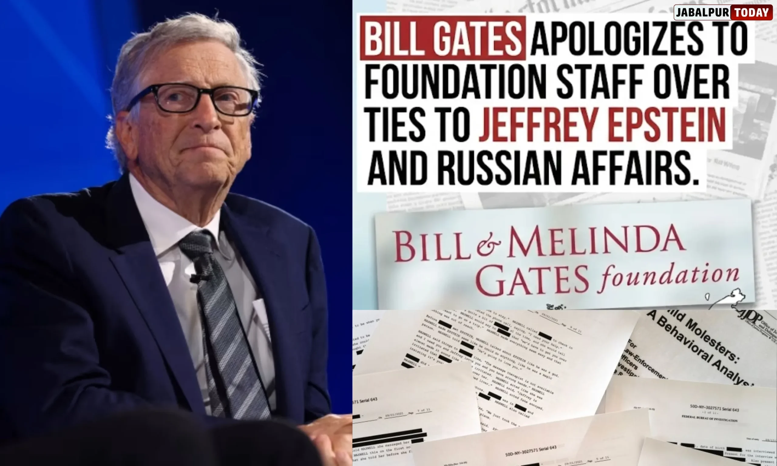 Bill Gates Apologises to Foundation Staff Over Epstein Links, Admits Two Affairs and Calls Association a “Huge Mistake”