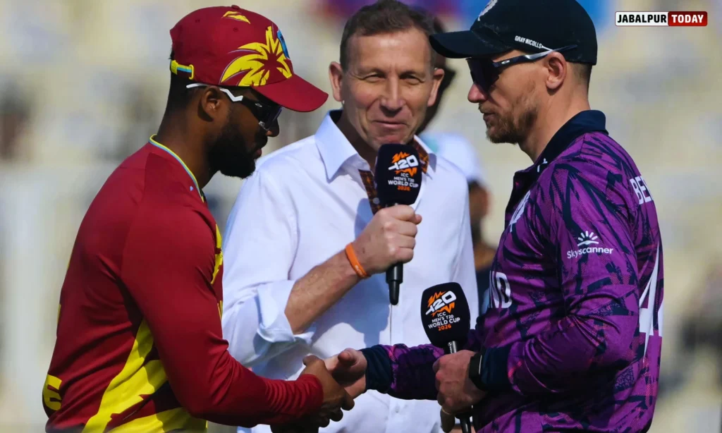 WI vs SCO T20 World Cup 2026 Live Score Updates: Hetmyer’s Explosive 64 Powers West Indies to 182/5; Scotland at 120/4 in Chase