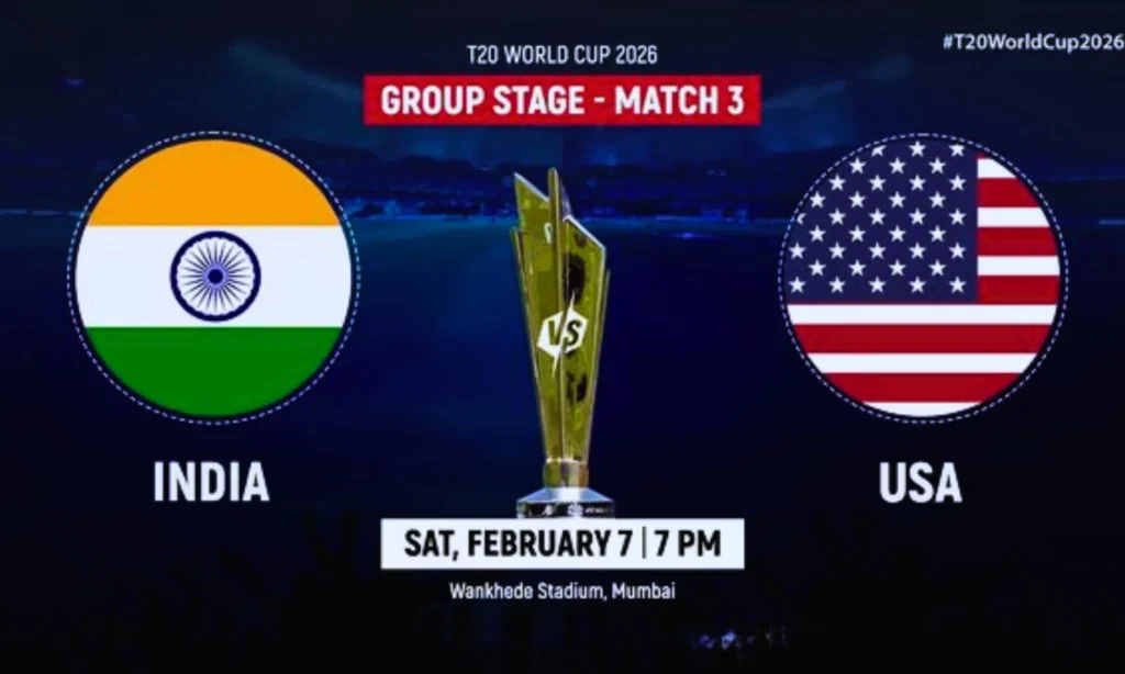 IND vs USA T20 World Cup 2026 Live Score: USA Wins Toss, Opts to Bowl First Against India; Bumrah Out Due to Illness, Siraj In