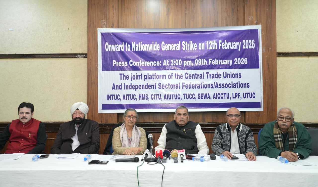 Onward to Nationwide General Strike and mass mobilisations on 12th Feb 2026