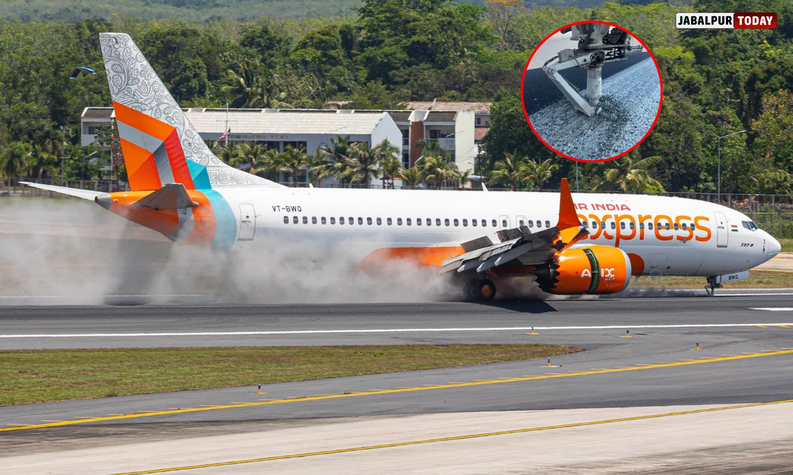 Air India Express Boeing 737 MAX Nose Gear Collapses on Phuket Landing from Hyderabad