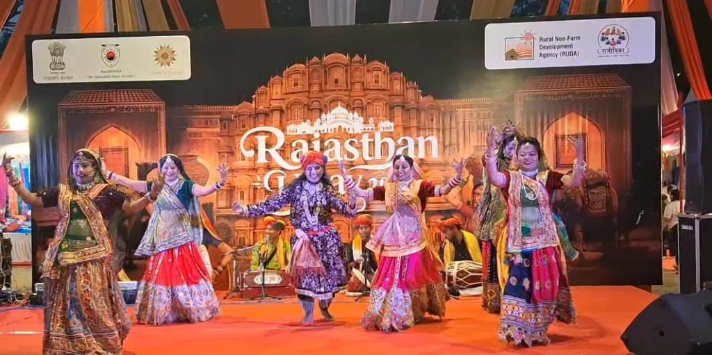 Bikaner House Hosts Gangaur Procession During Rajasthan Utsav