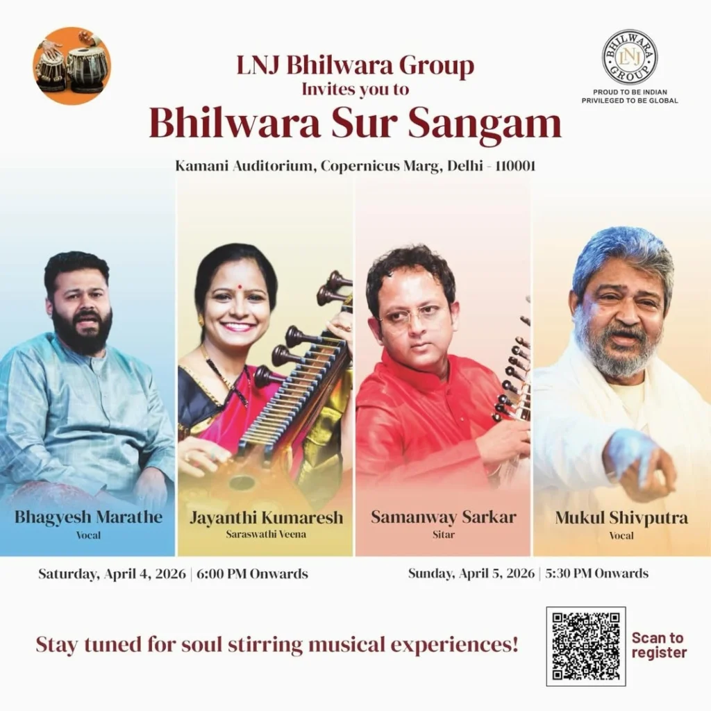 New Delhi to Host 13th Bhilwara Sur Sangam as LNJ Bhilwara Group Announces Grand Classical Gathering
