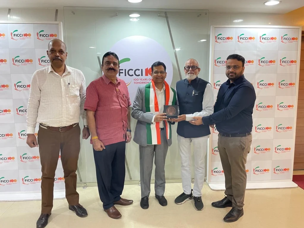 ICMAI CCM Manoj Kumar Anand Meet FICCI Secretary General, Discuss Stronger Industry Collaboration