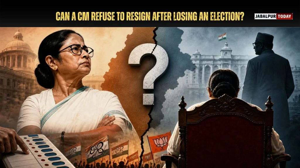 Can a Cm refuse to resign after losing an election?