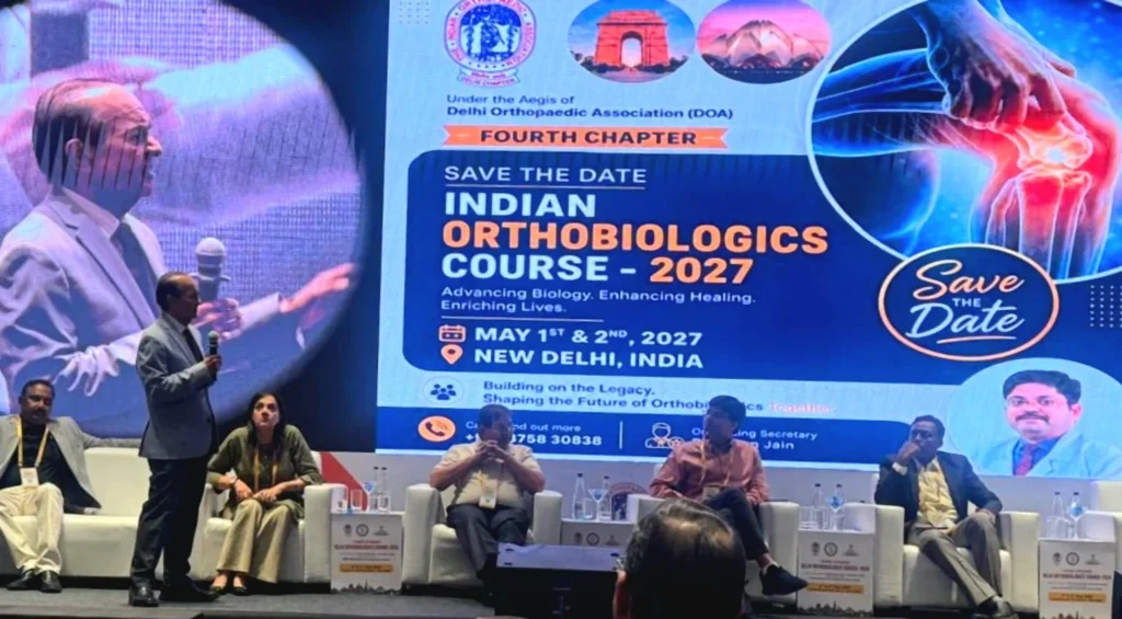 Dr. Naresh K. Aggarwal presents ‘Ludhiana Protocol’ at Delhi Orthobiologics Course 2026, bridging science and clinical practice
