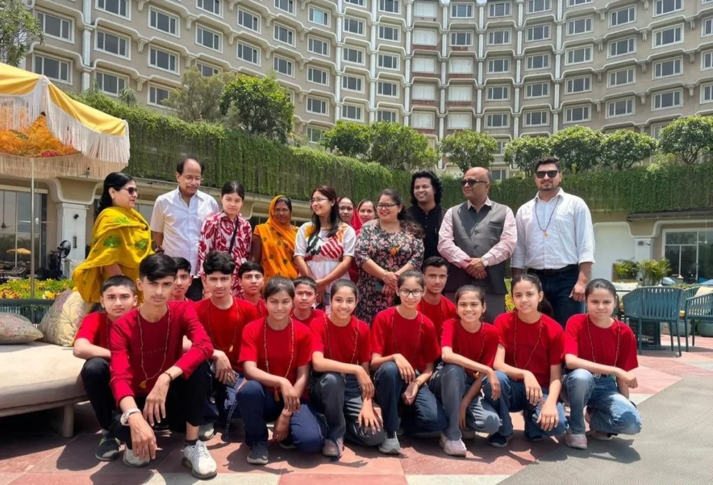Navneet Chaturvedi Brings Joy to Amethi Children with Special Taj Palace Delhi Experience