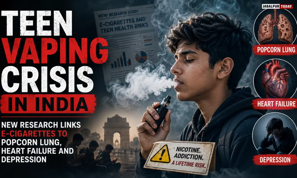 Teen Vaping Crisis in India: New Research Links E-Cigarettes to Popcorn Lung, Heart Failure and Depression