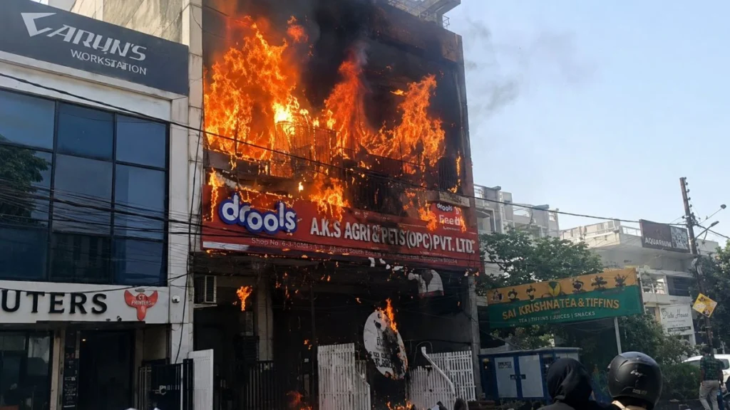 Lucknow coaching centre fire leaves at least 14 dead, several injured